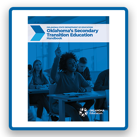 Oklahoma Secondary Transition Handbook Cover w/ PDF Link